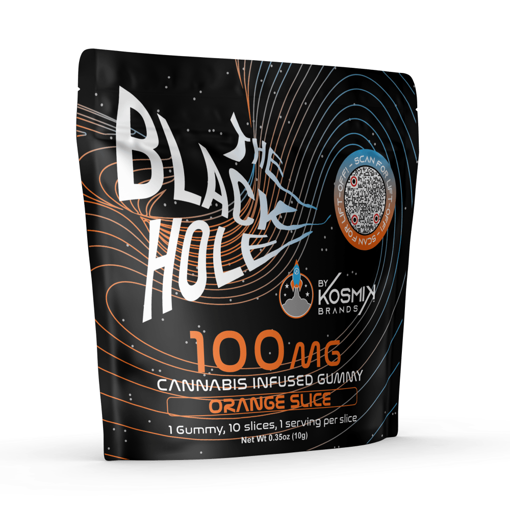 Product: Kosmik Black Hole | Orange Slice | Distillate Gummies - 100mg