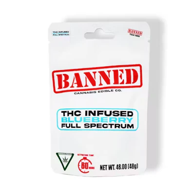 Banned - 200mg Gummies - Blueberry