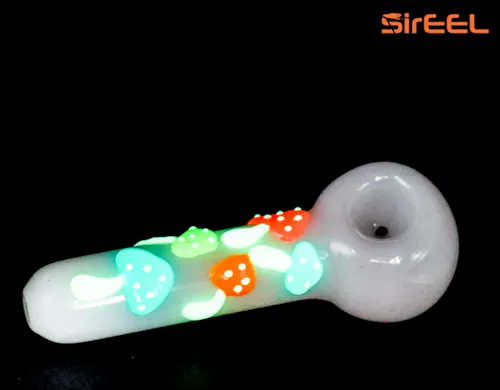 SirEEL | Shroomy Glow Spoon Pipe | 5′-active