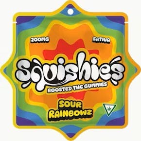 Squishies SQUISHIES | SOUR RAINBOWZ - GUMMIES | 200MG | SATIVA — EDIBLES