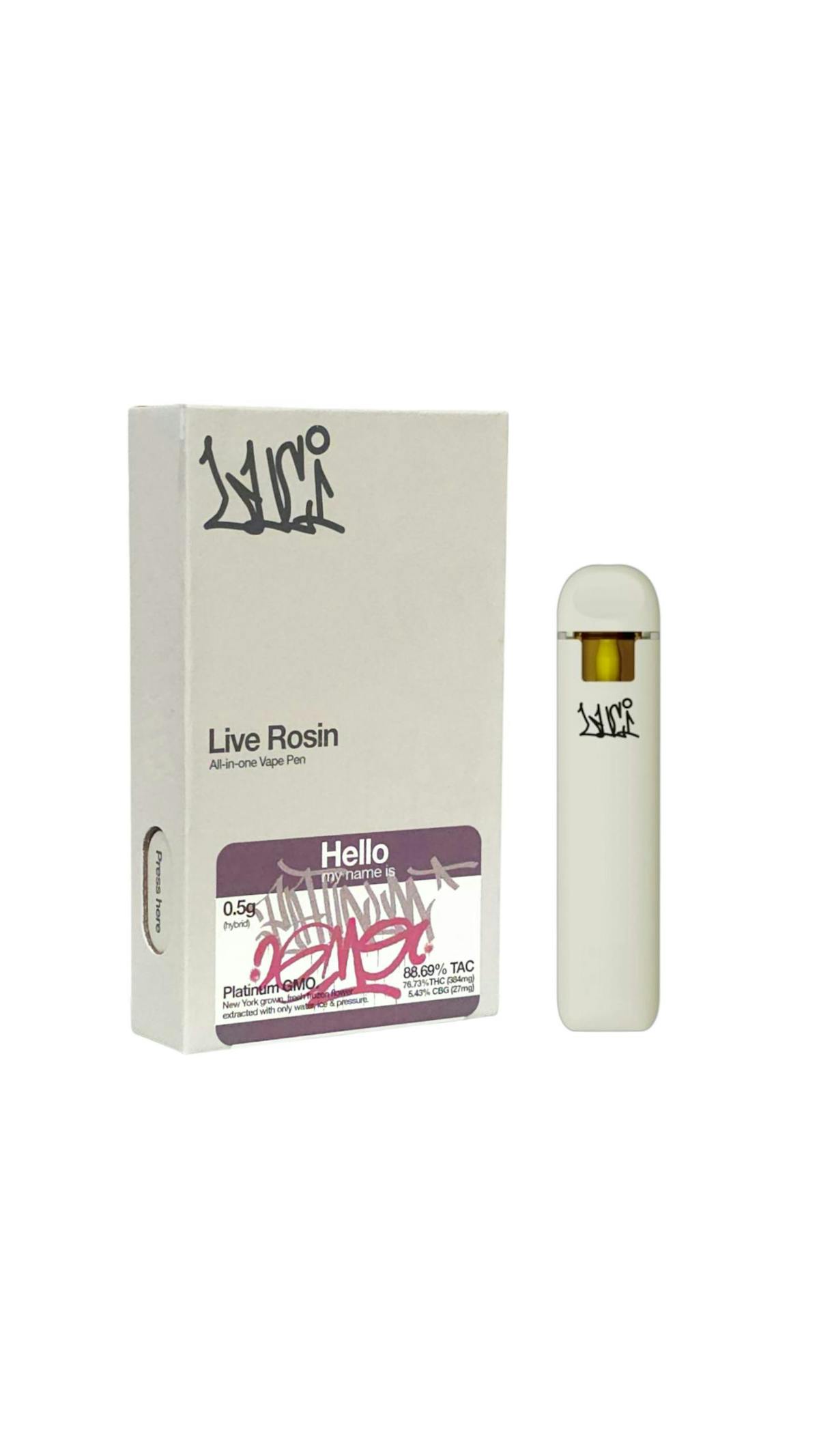 Image of Platinum GMO | Live Rosin Disposable