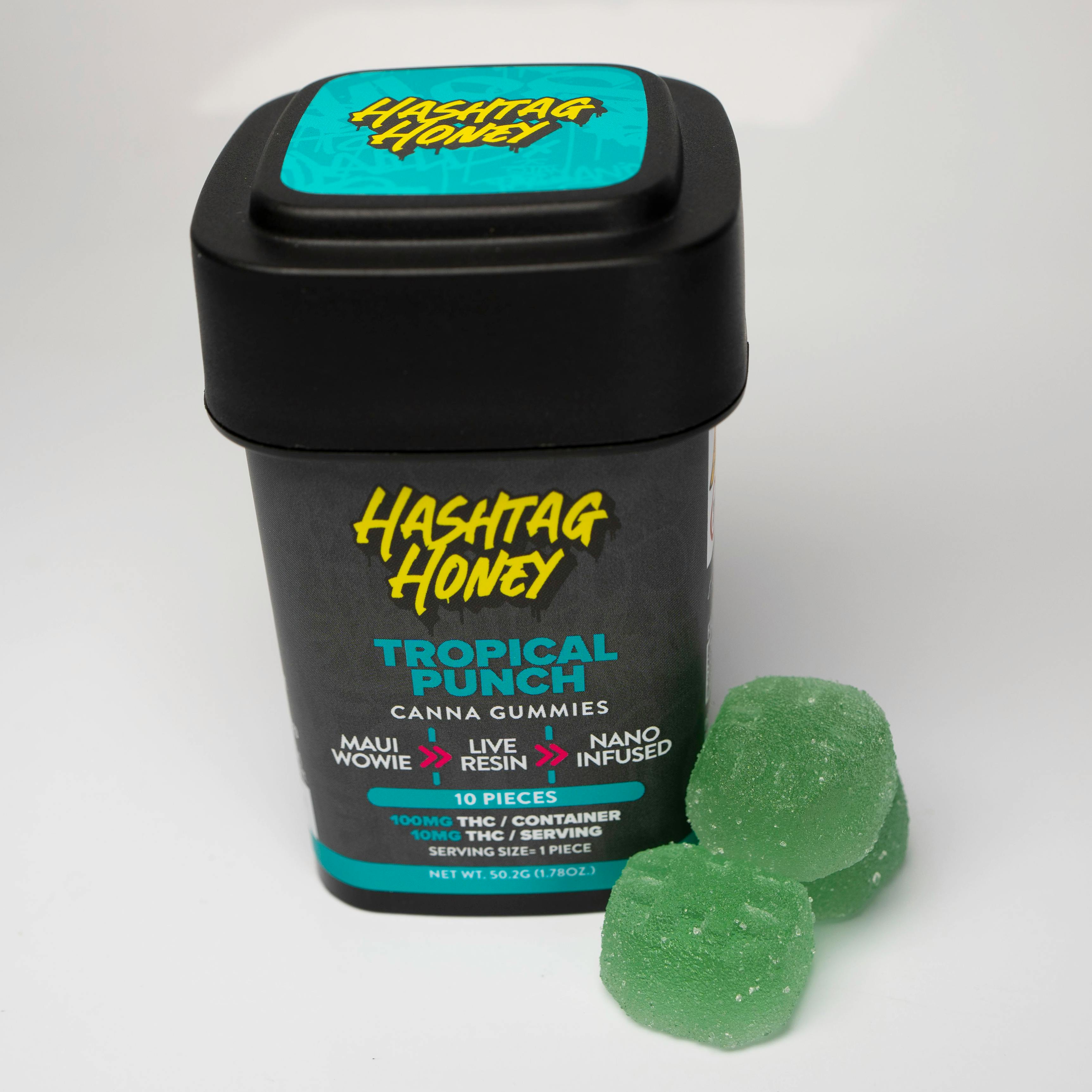 Hashtag Honey Tropical Punch Live Resin Gummy
