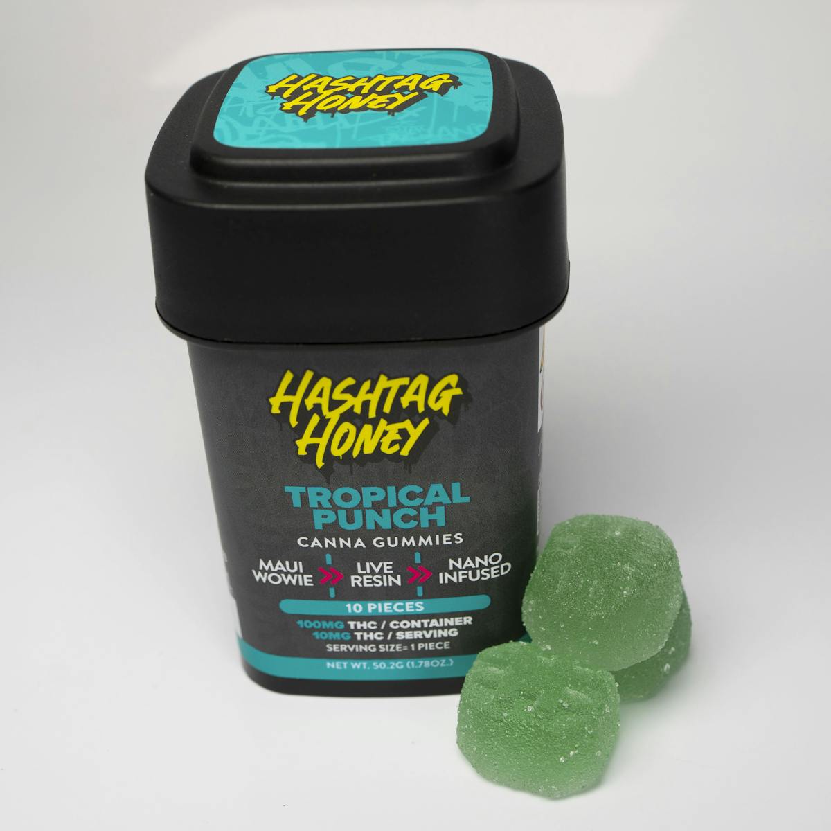 Photo of Hashtag Honey Tropical Punch Live Resin Gummy