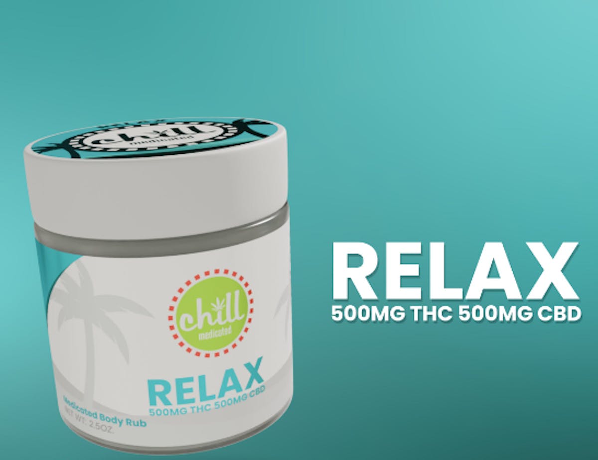 Photo of Chill 1:1 RELAX Body Rub 500mg (THC:CBD)