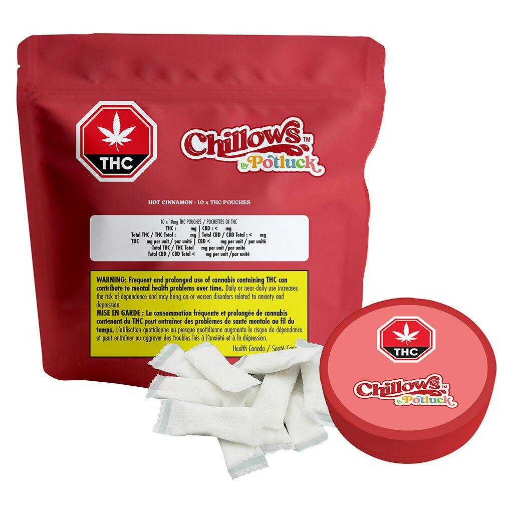 Potluck - hot cinnamon chillows - 10 caps