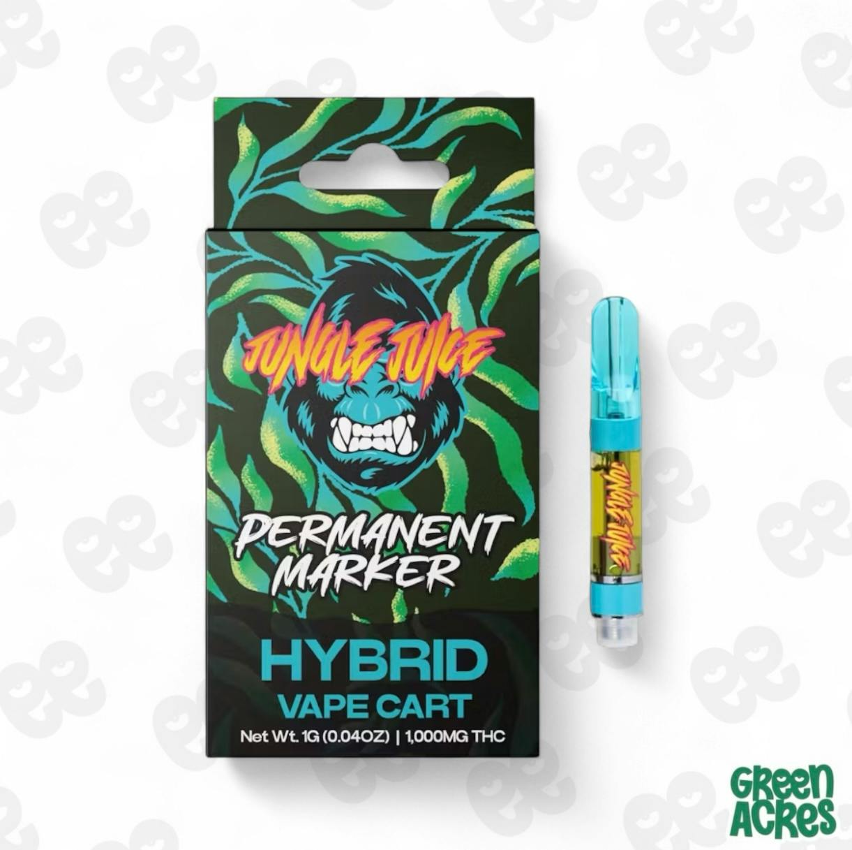 Jungle Juice: Permanent Marker 1G Cartridge | Green Acres - Detroit 8 Mile