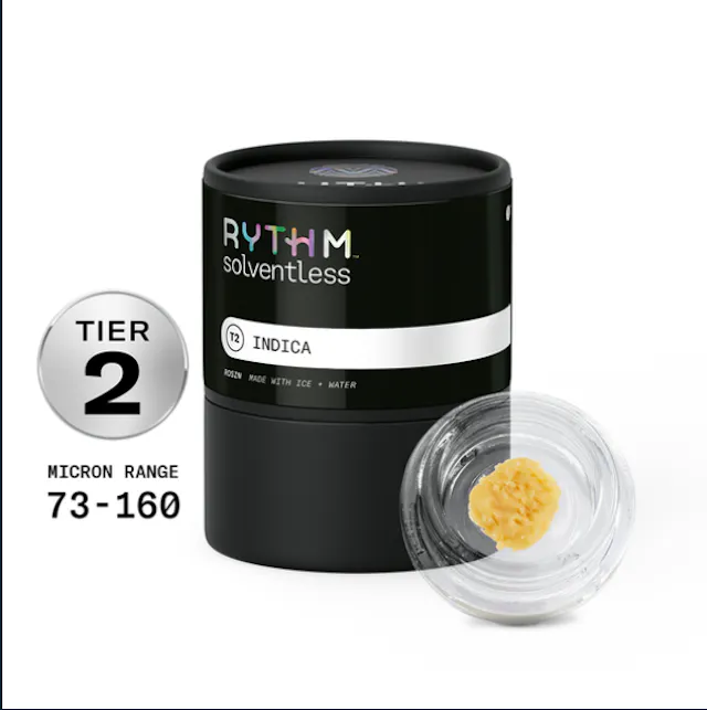 Rythm Solventless Live Rosin TIER 2 - Animal Face x Animal Scout 2g (indica hybrid)
