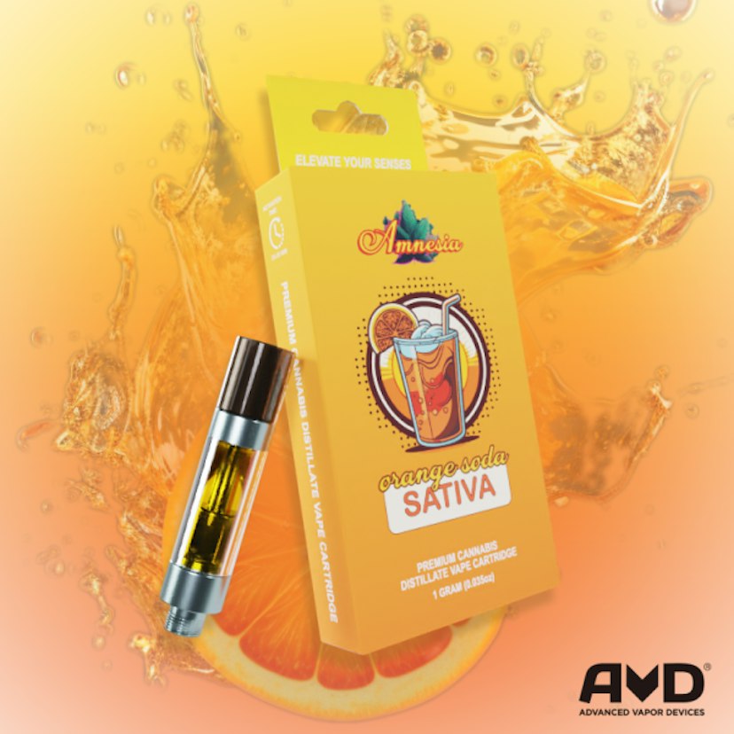 Amnesia 1g Cart Orange Soda