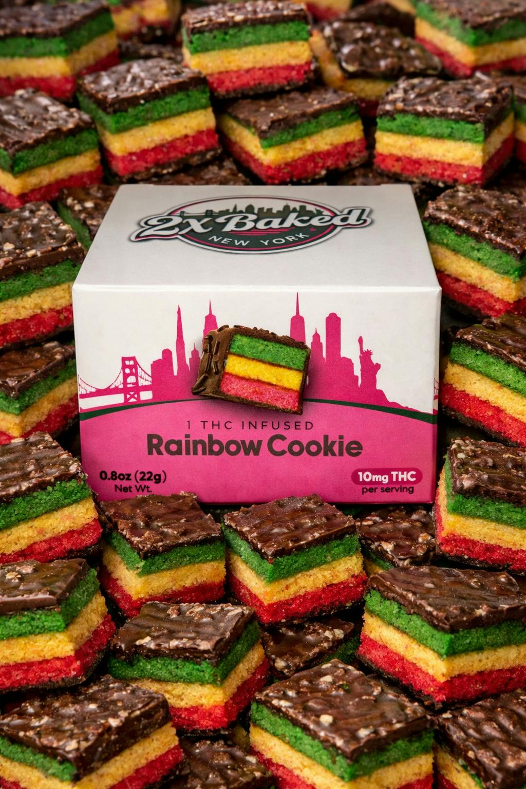 Rainbow Cookie - 1pk
