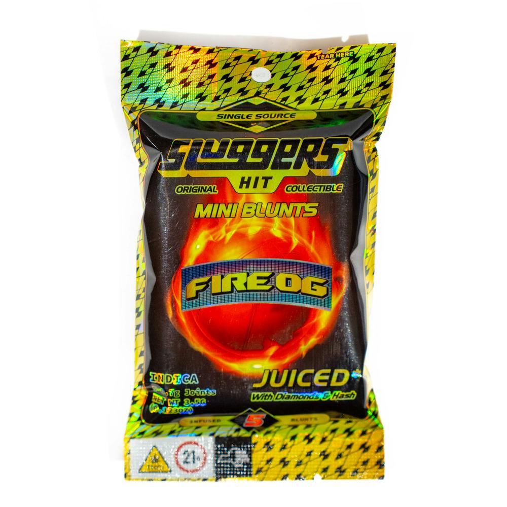 Sluggers | Infused Mini Blunt 5 Pack | Juiced | Fire OG