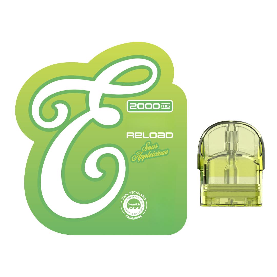 RELOAD - 2g FUSION - Sour Appleicious (3:1:1 THC/CBG/THCV)