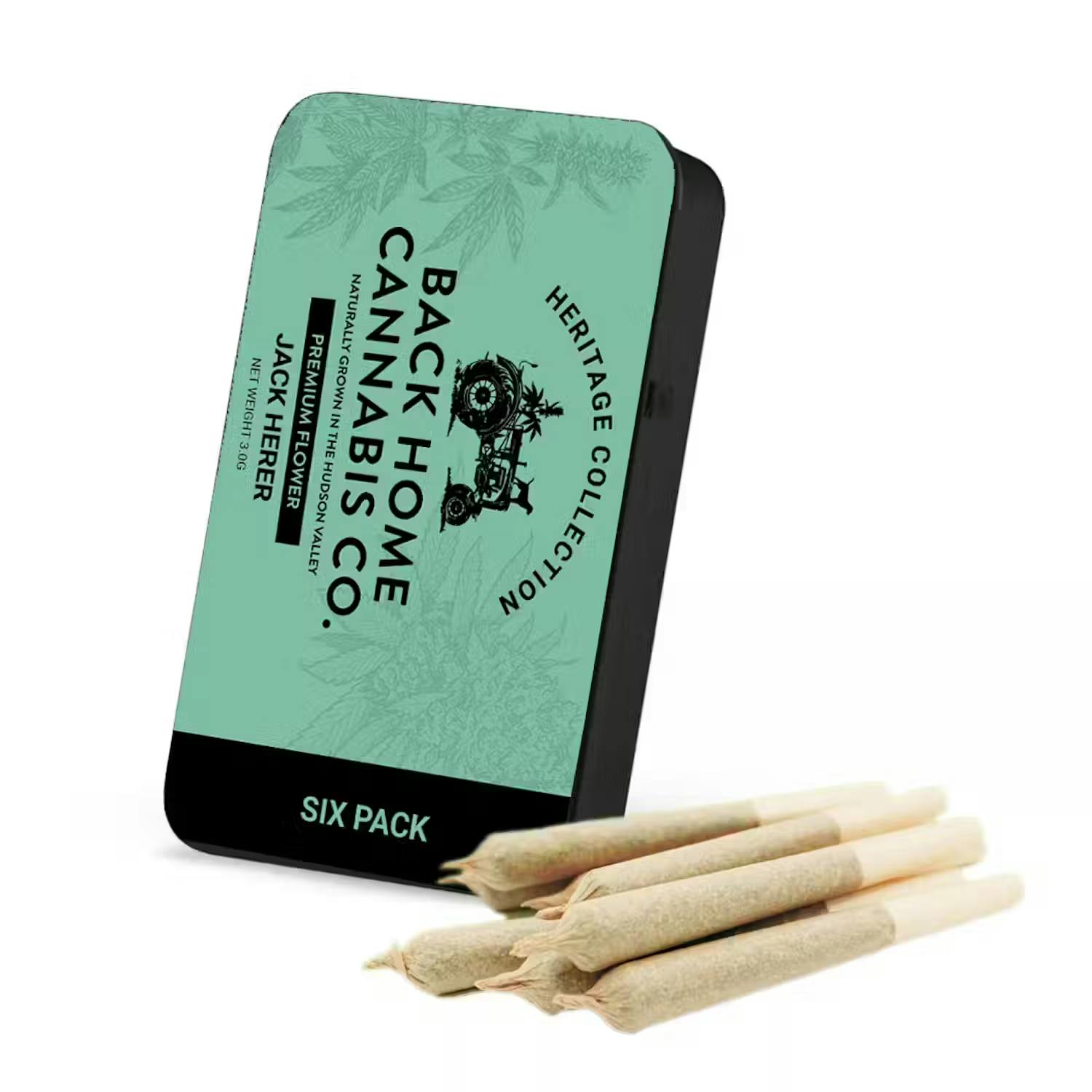 Back Home Cannabis Super Lemon Haze 6pk Prerolls - The Flowery NY