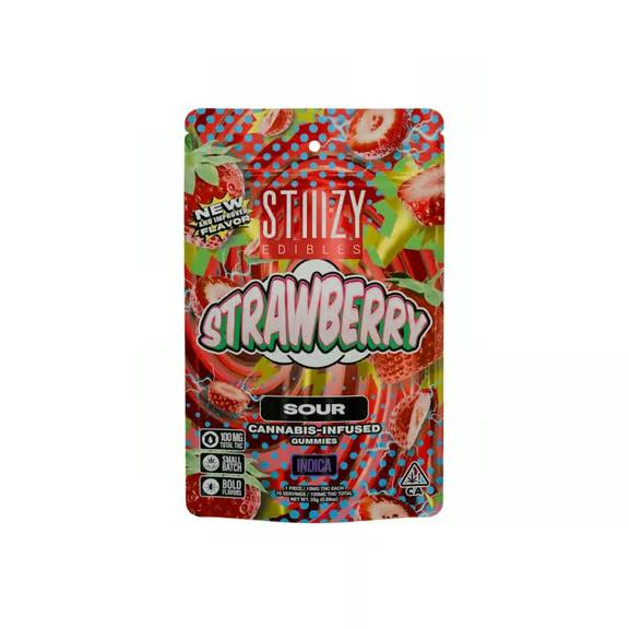 STIIIZY Infused Gummies Sour Strawberry