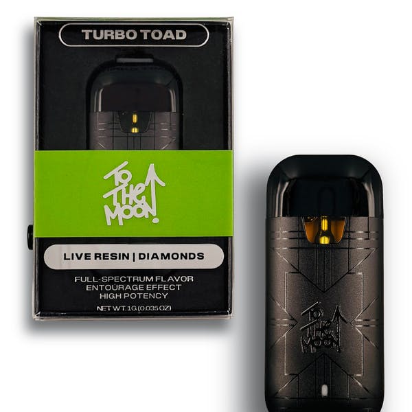 Product To The Moon - Turbo Toad - 1g - Live Resin + Diamonds AIO
