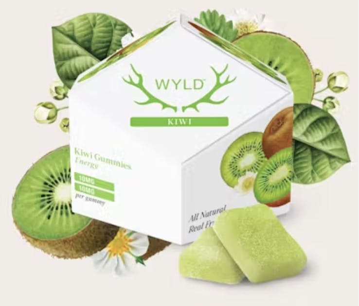 WYLD | Kiwi |  100MG THC : 100MG THCv