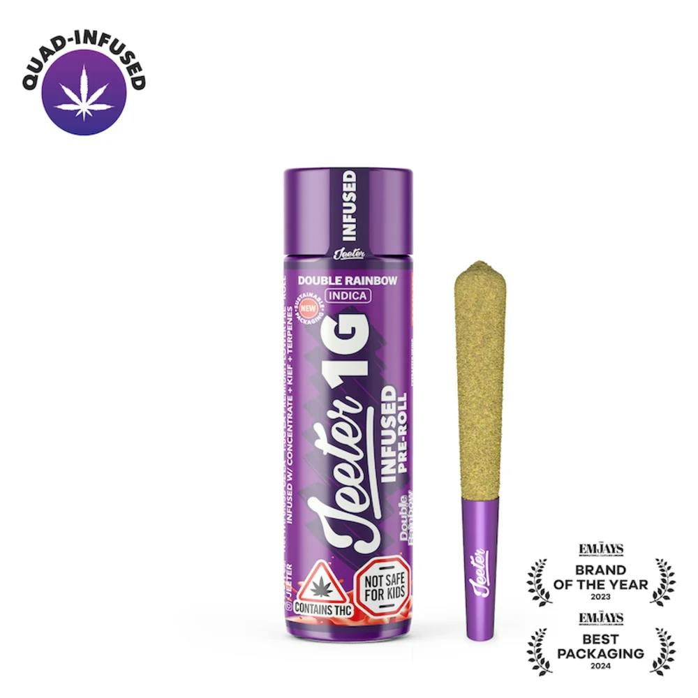 Product Double Rainbow Jeeter Infused | Pre Rolls | 1g