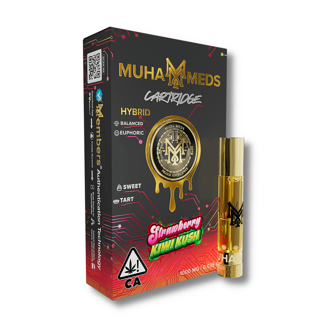 Product: Muha Meds | Vape Cart - 1g - Strawberry Kiwi Kush