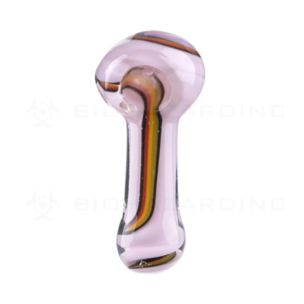 3.5" Slyme Pipe w/Rasta Lines - Assorted Colors