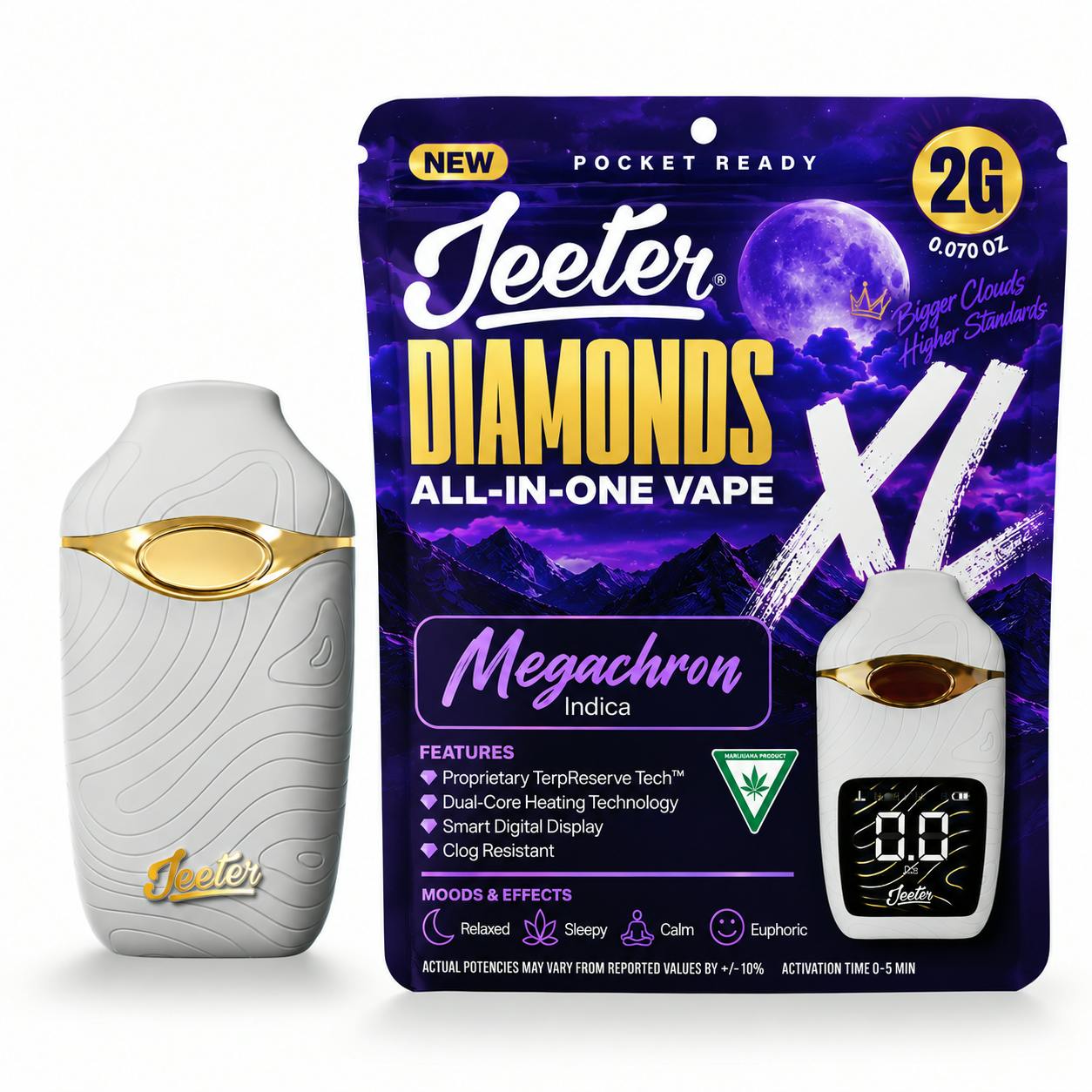 Jeeter | Megachron | All In One Liquid Diamonds Vape