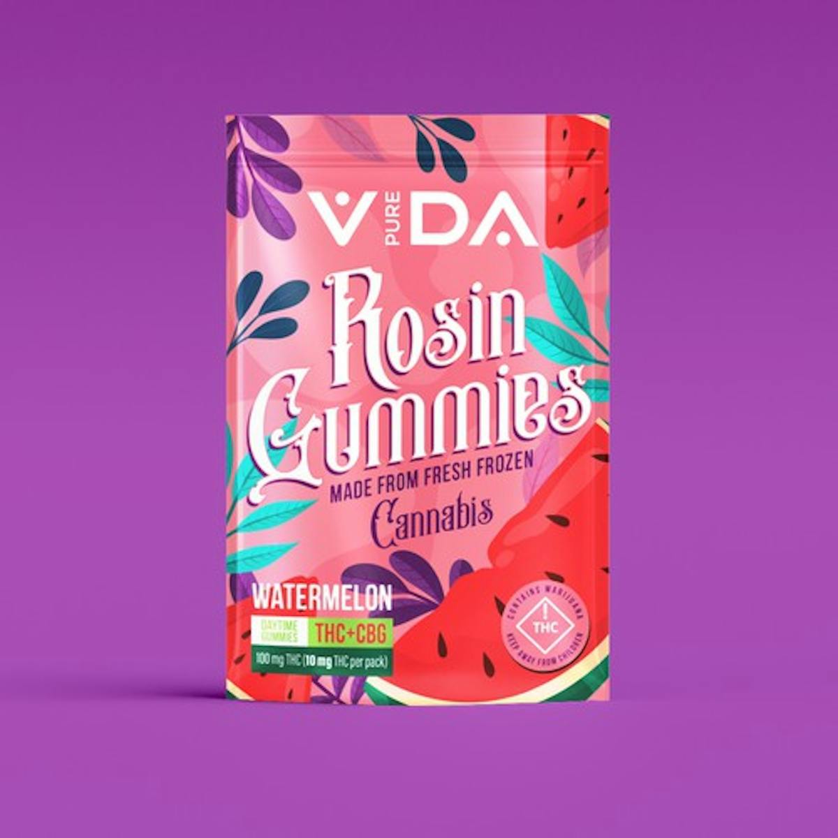 Photo of Pure Vida – Rosin Gummies – Daytime Watermelon (H) 100mg