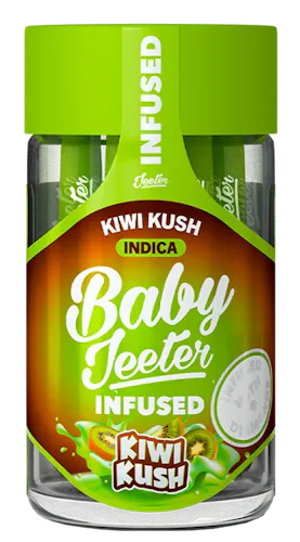 Kiwi Kush Baby Jeeter Infused Pre-Roll 5-pack | 2.5g-1