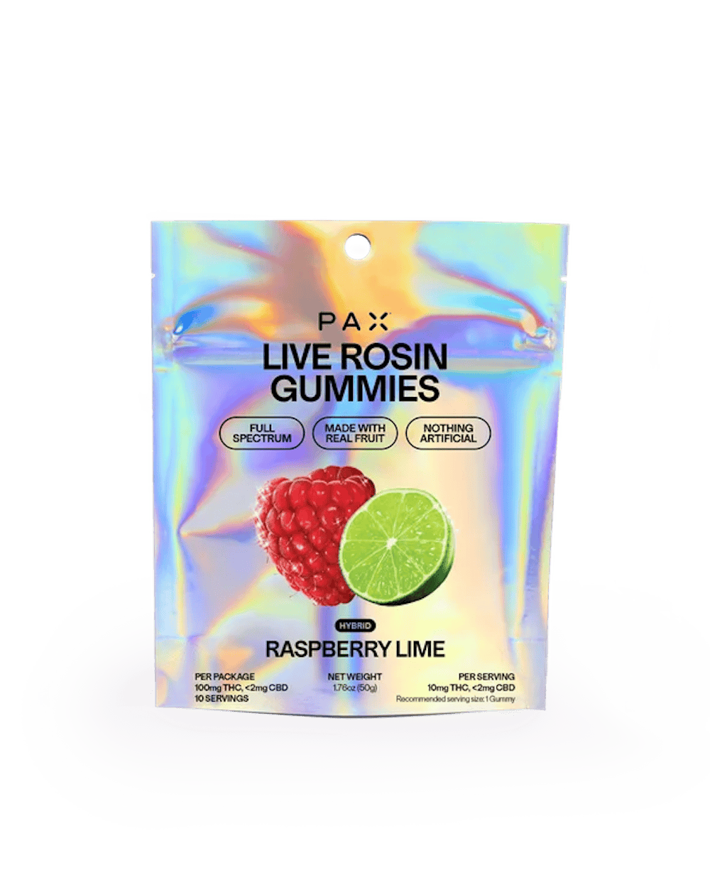 Product Gummies Live Rosin | Raspberry Lime (H) | PAX