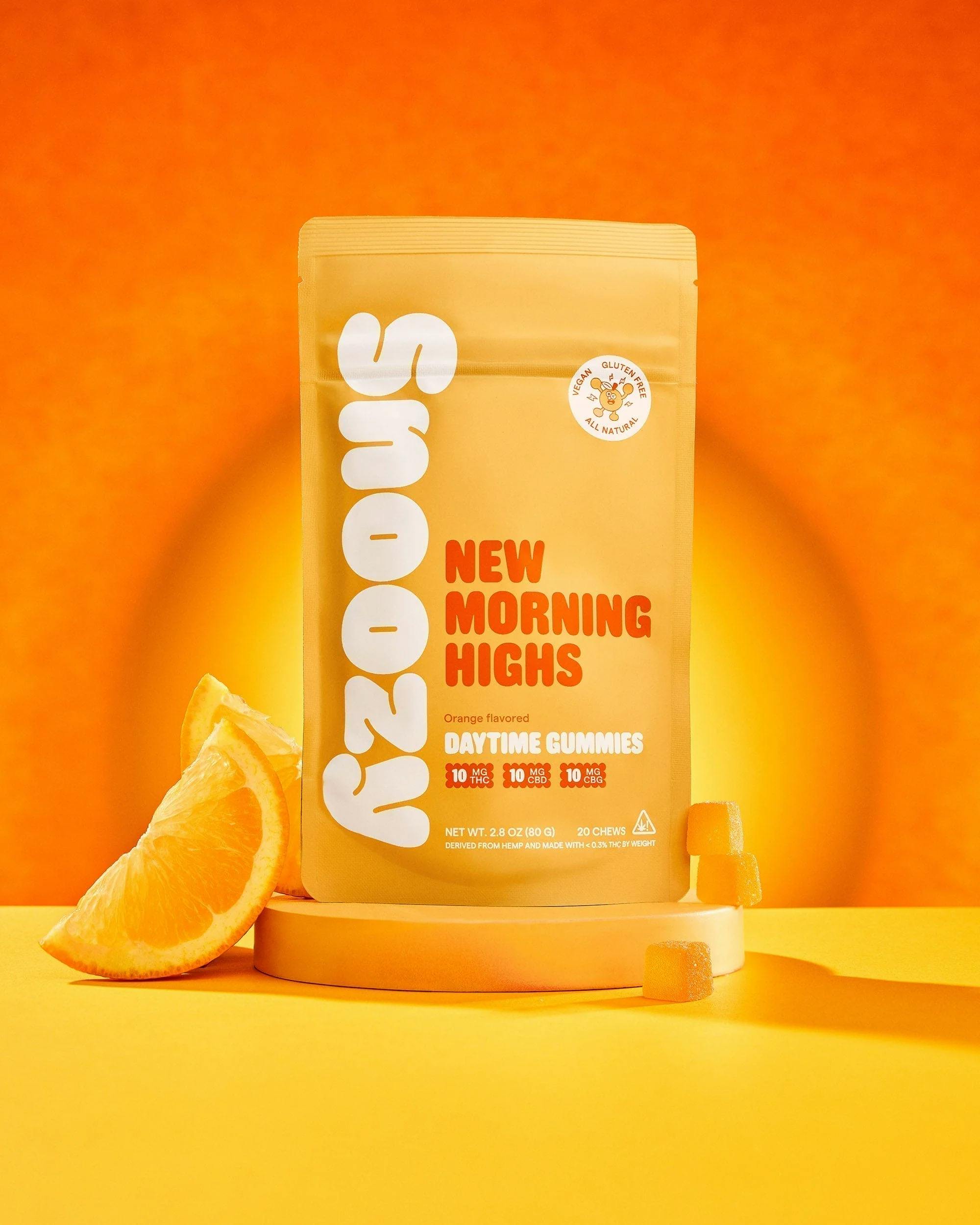 Snoozy - 5mg Morning Gummy 20ct (Orange New Morning Highs)