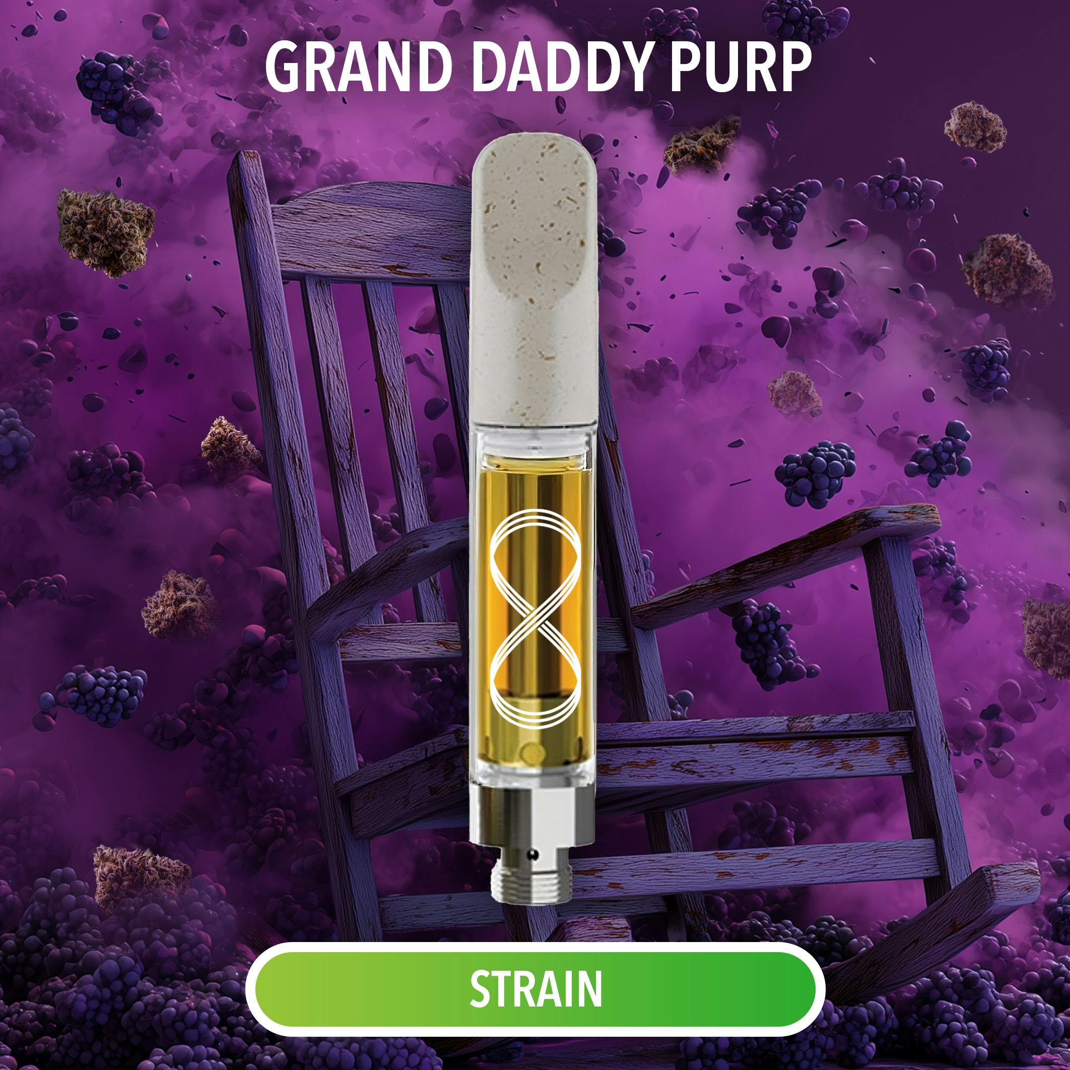 Grand Daddy Purple (I) – 1g Dist. Cart – PERPETUAL Dispensary