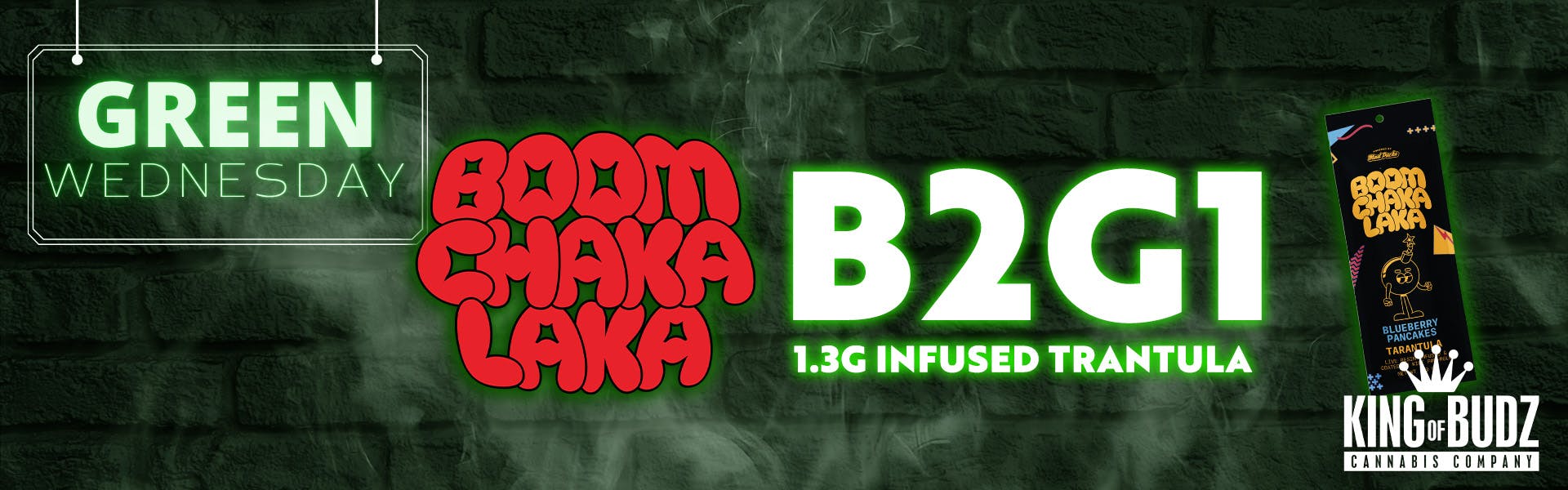 Boom Chaka Laka - 1.3g Infused Tarantula  - Buy 2 Get 1 Free