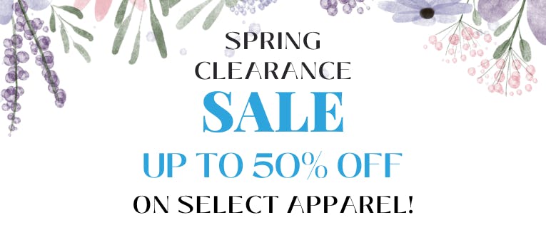 Spring Clearance Rack Sale - Apparel