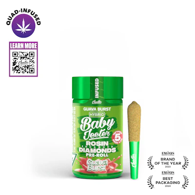 Jeeter - 5-Pack .5g Quad Infused Prerolls - Guava Burst - PRE_ROLLS by Jeeter at King of Budz