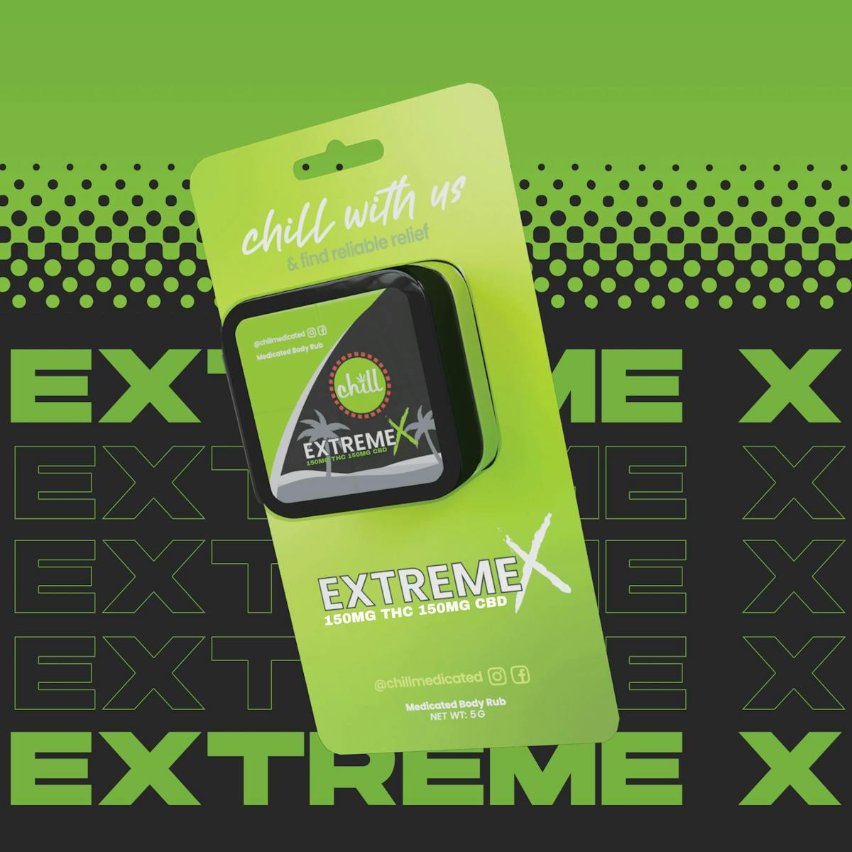 Photo of Chill To-Go 1:1 Extreme X 150mg (THC:CBD)