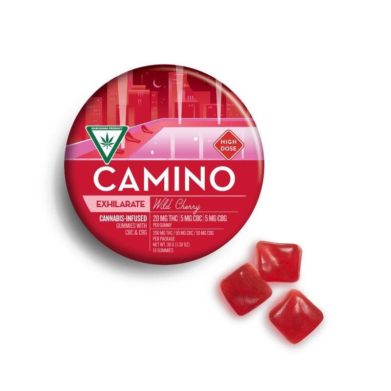 Camino - 200mg THC : 50mg CBG : 50mg CBC Gummies - Wild Cherry