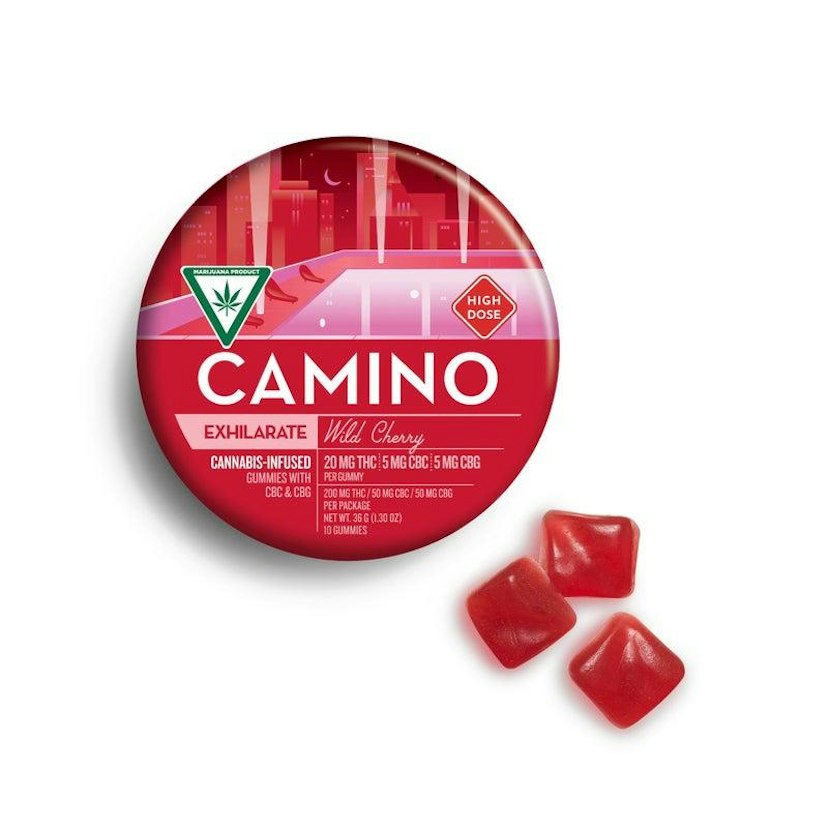 Camino | 200mg Gummies | Wild Cherry 20:5