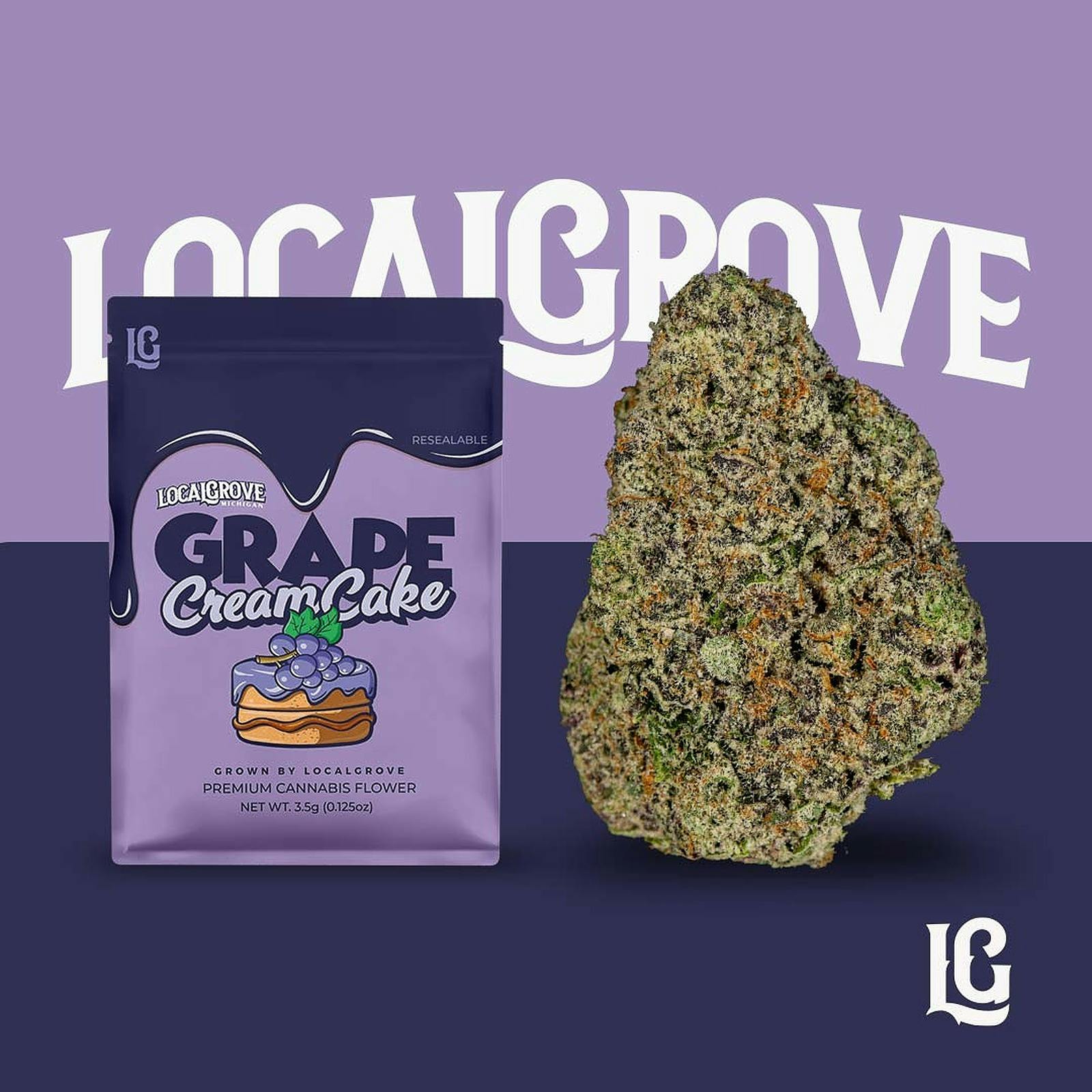 Local Grove - 1g Live Rosin - Grape Cream Cake