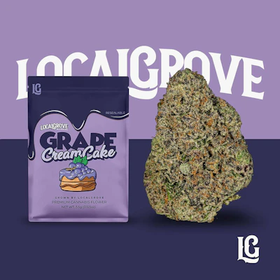 Local Grove - 1g Live Rosin - Grape Cream Cake - CONCENTRATES by LOCALGROVE at King of Budz