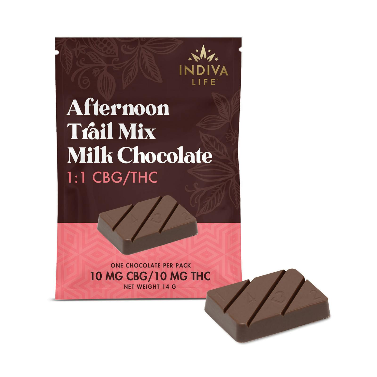 Afternoon Trail Mix Milk Chocolate 1:1 CBG/THC