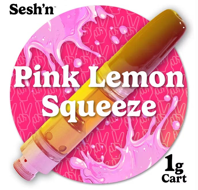 Sesh'n - Vape Cart 1g - Pink Lemon Squeeze
