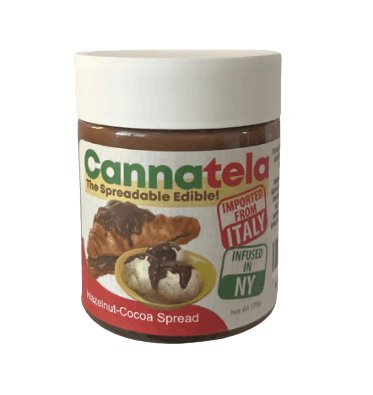 Hazelnut Spread cannabis product by Cannatela