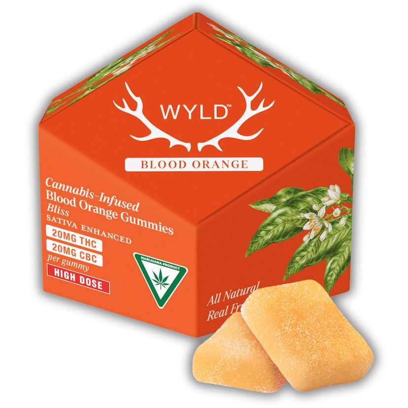 Wyld | Gummy | Blood Orange | 200mg THC : 200mg CBC