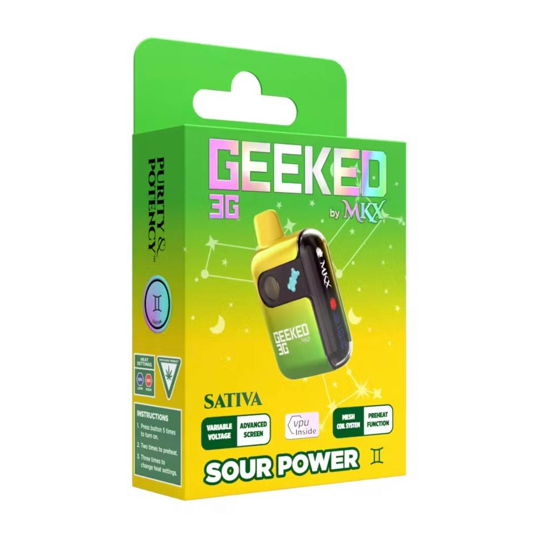 roach disposable vape review Geeked By MKX - 3g - Sour Power - Sativa in Detroit, MI Refillable Deal Flavors:Aloe Pineapple ARMOUR Max | Durable