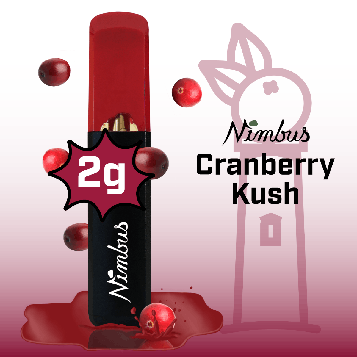 Product Cranberry Kush Disposable Vape