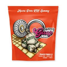 Savvy SAVVY Guap | RSO Peachy Punch 1:1 CBD:THC Gummy 100mg - Same