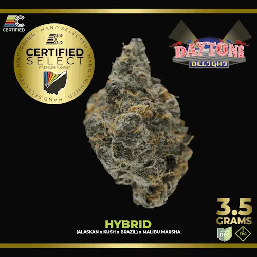 Certified Cultivators | Daytons Delight (Buds) | 3.5g | Hybrid-active