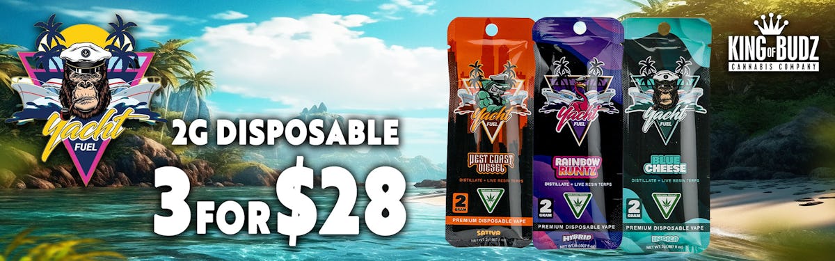 Yacht Fuel 2g Disposables 3/$28