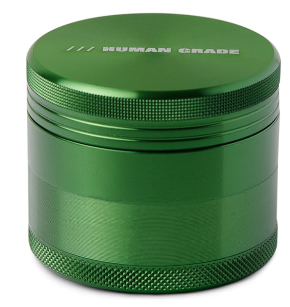 Product Human Grade - 4 Piece - Aluminum Grinder - Green