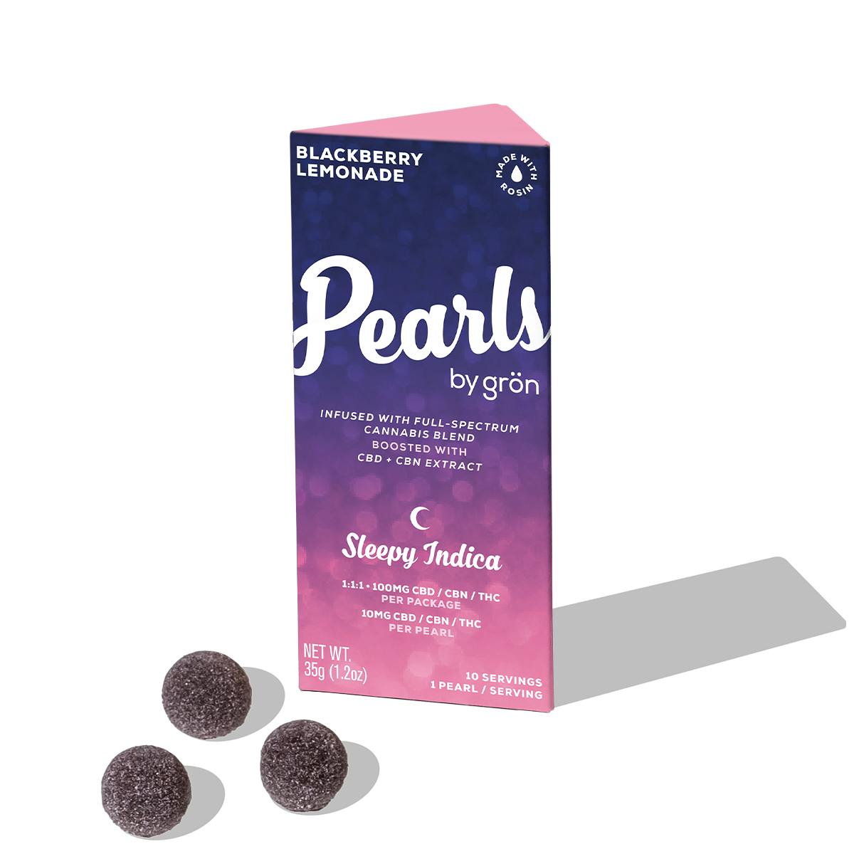Pearls | Blackberry Lemonade | CBD:CBN:THC | 100mg | 10ct