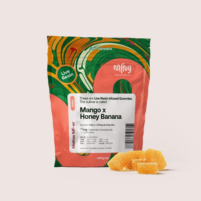 MFNY | Mango x Honey Banana | Live Resin | 100mg | 10ct
