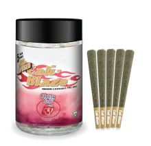 Cali-Blaze - 5-Pack .7g Infused Prerolls - Cherry Cola