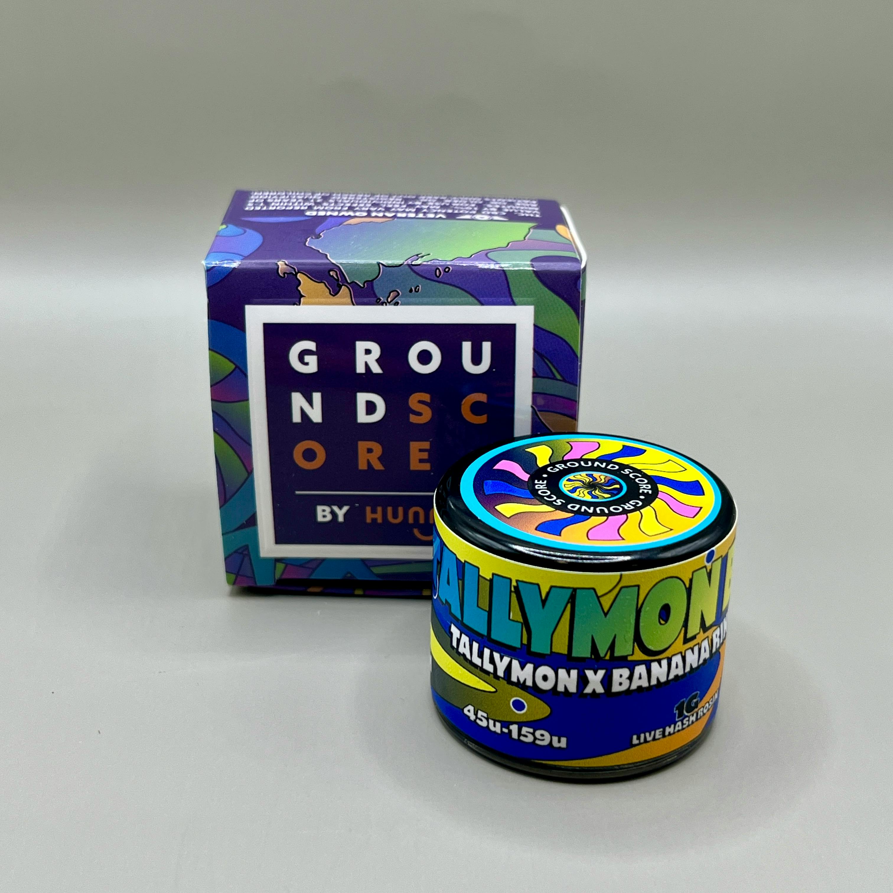 Hunna - 1g Live Hash Rosin Ground Score - Tallymon Bx1